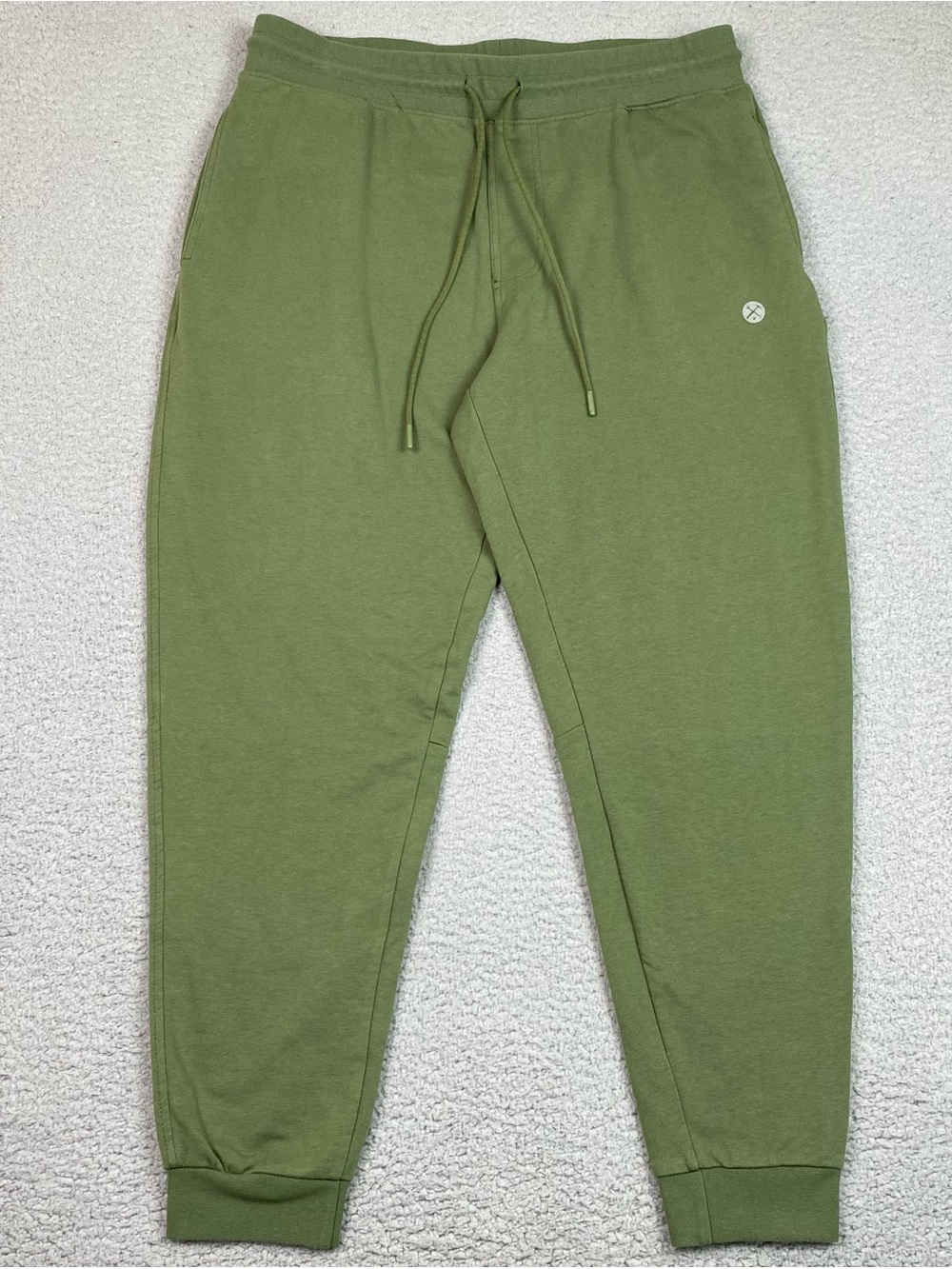 DIXXON Jogger Sweatpants Men's Size L Green Elastic Waist Drawstring Athletic